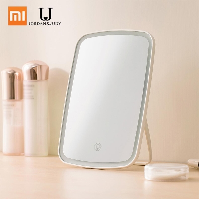 Picture of Xiaomi Mijia LED Makeup Mirror with Light Touch Switch Control Natural Portable Makeup Led Light Dormitory Desktop Mirror - Mirror