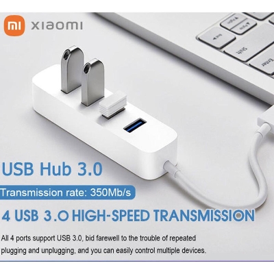 Picture of XIAOMI 4 Ports USB 3.0 Hub with type c port