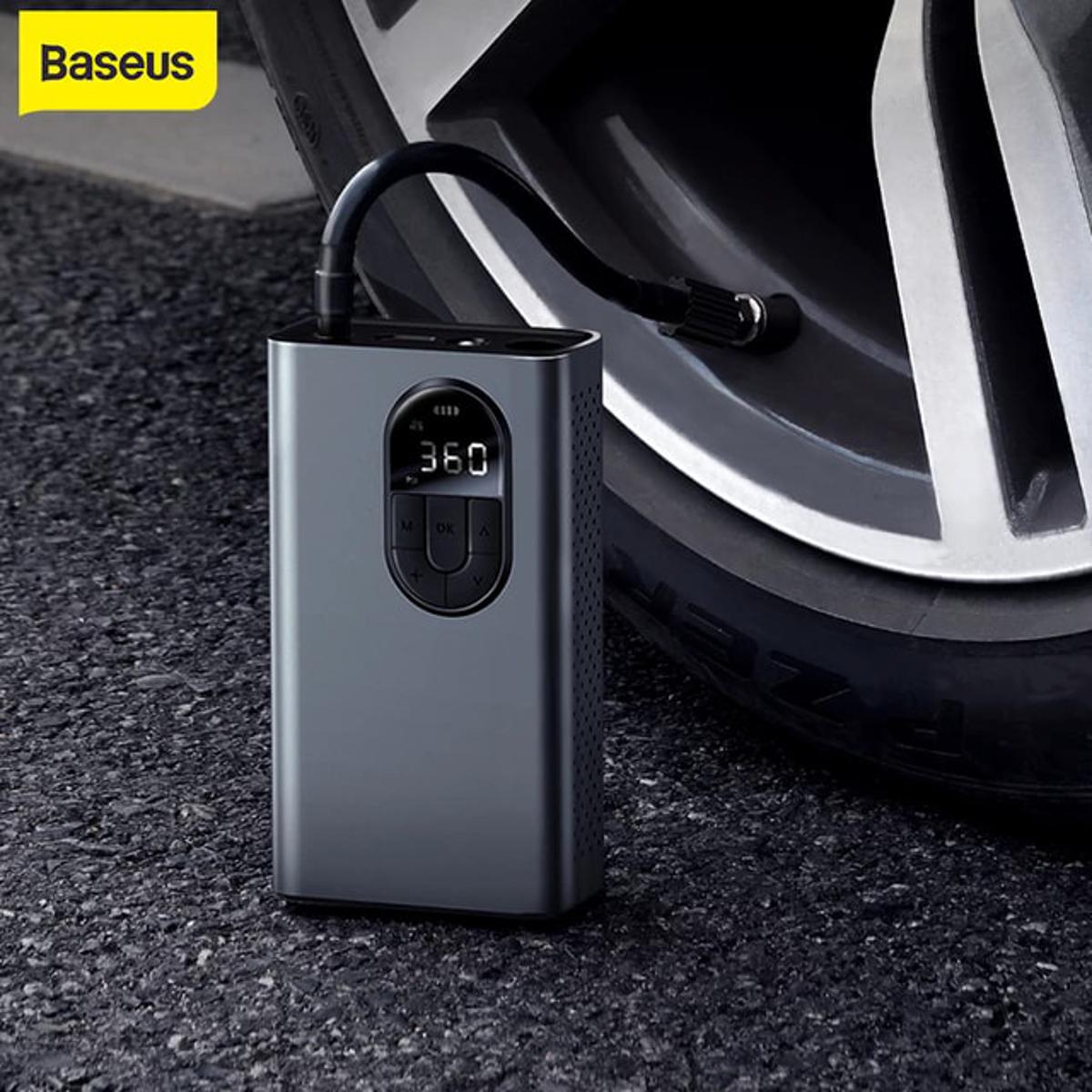 Picture of Baseus Car Electric Air Pump 2400mAh Wireless Inflator Pump 150PSI Tire Inflator Tyre Pump for Bicycle Motorcycle Basketball