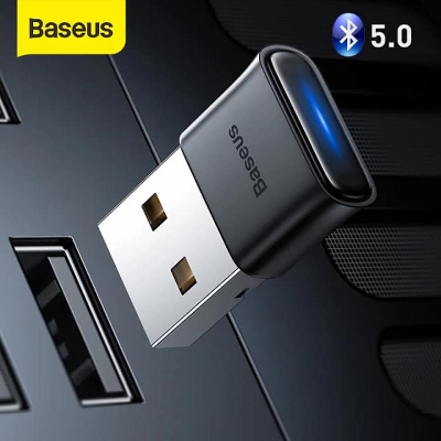 Picture of Baseus BA04 Bluetooth V5.0 USB Adapter Receiver- black