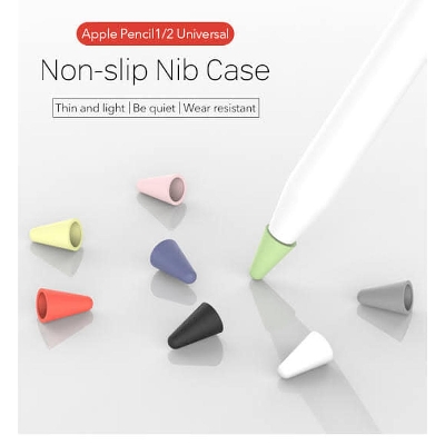 Picture of COTEetCI Ap ple pencil nib tip cover pencil 1st & 2rd 8pcs - multicolour