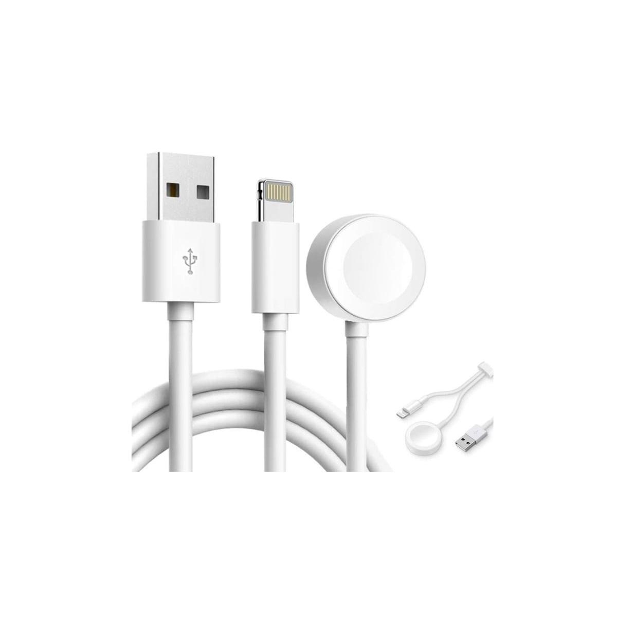 Picture of Coteetci IWatch Charger Lightning Cable For Iwatch 1-7/SE & Lightning  - White