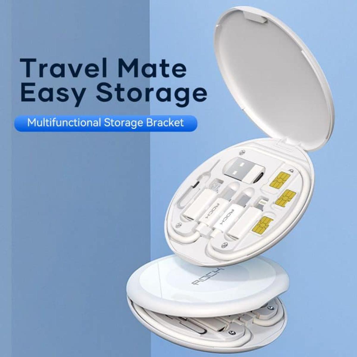 Picture of ROCK PD 60W Cable Fast Charging for Cell Phone Multifunction Desktop Stand Holder with OTG Adapter - Phone Stand