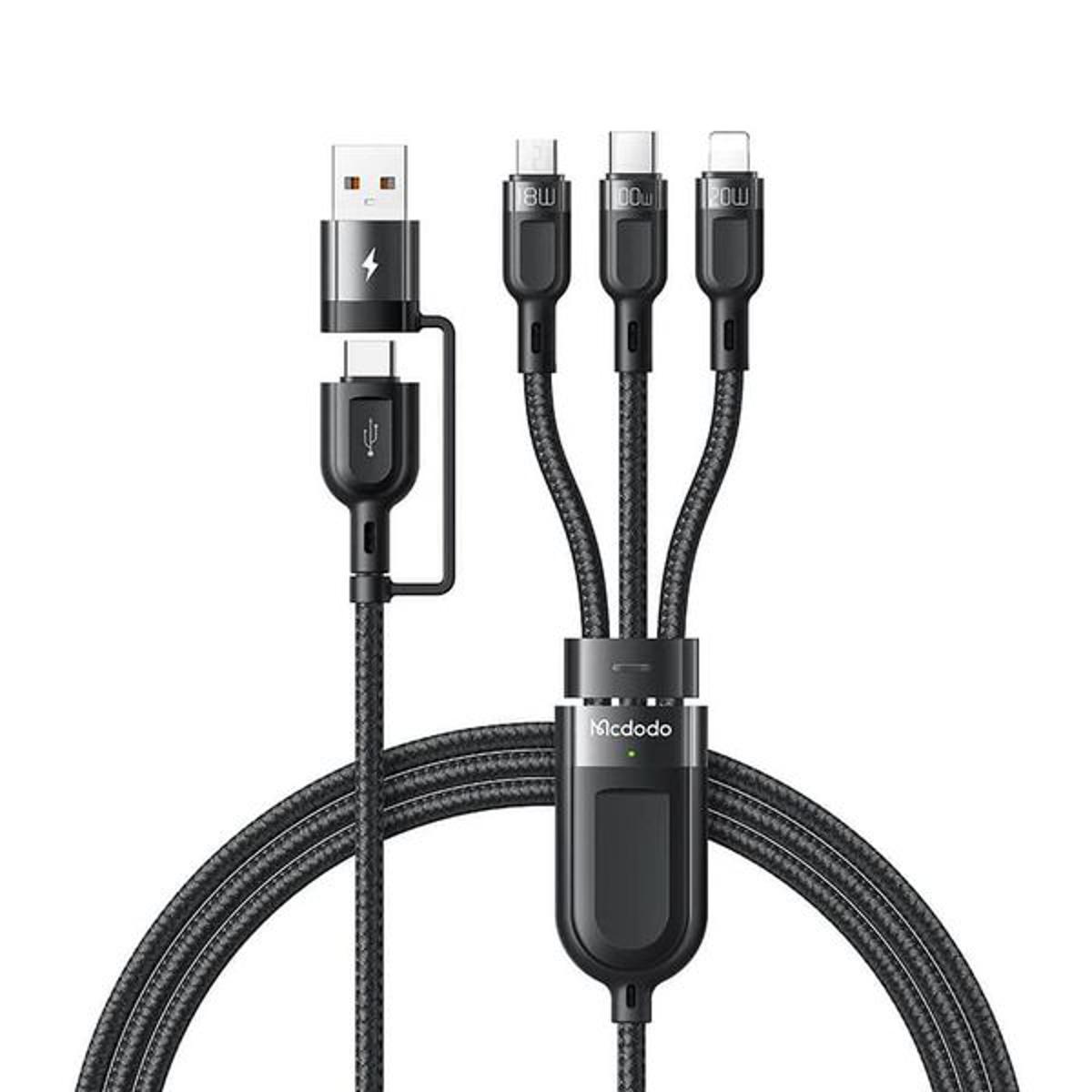 Picture of Mcdodo 2 in 3 100W fast charging cable 1.2m