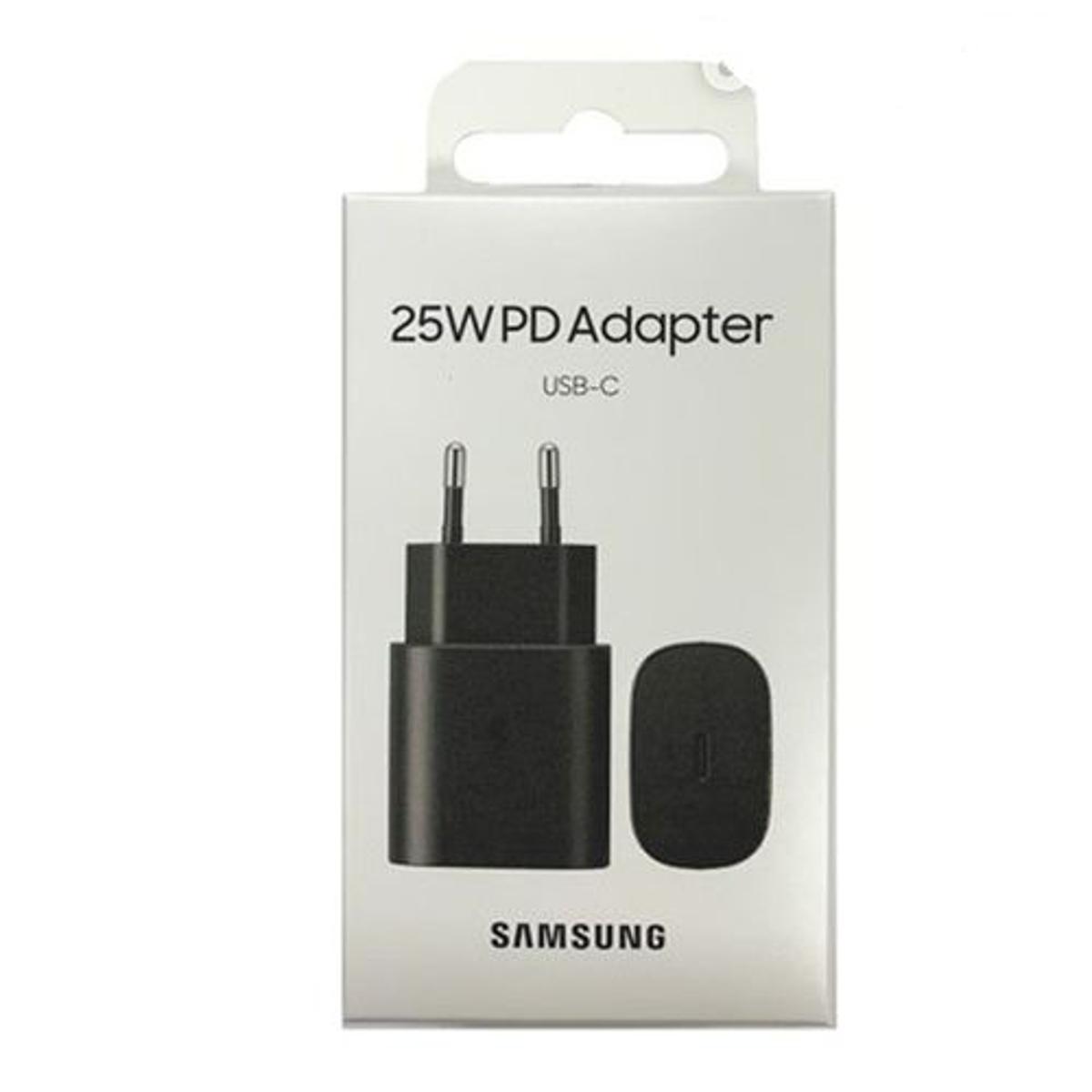 Picture of Samsung 25W USB-C Fast Charging Adapter 2 Pin -black
