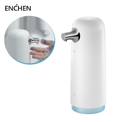 Picture of Enchen Automatic Induction Soap Dispenser Non Foaming Washing Hands Washing Machine USB - White