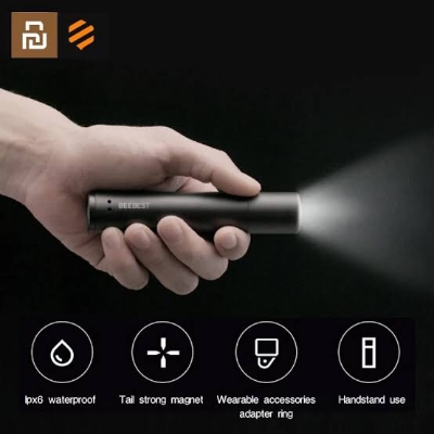 Picture of Xiaomi Mijia BEEbest 100LM Flashlight 2600mah Battery- Black