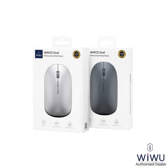 Picture of WIWU WM104 WIMICE DUAL WIRELESS DUAL-MODE MOUSE For Tablet PC Laptop Accessories Micro USB Rechargeable Office Gaming Mouse