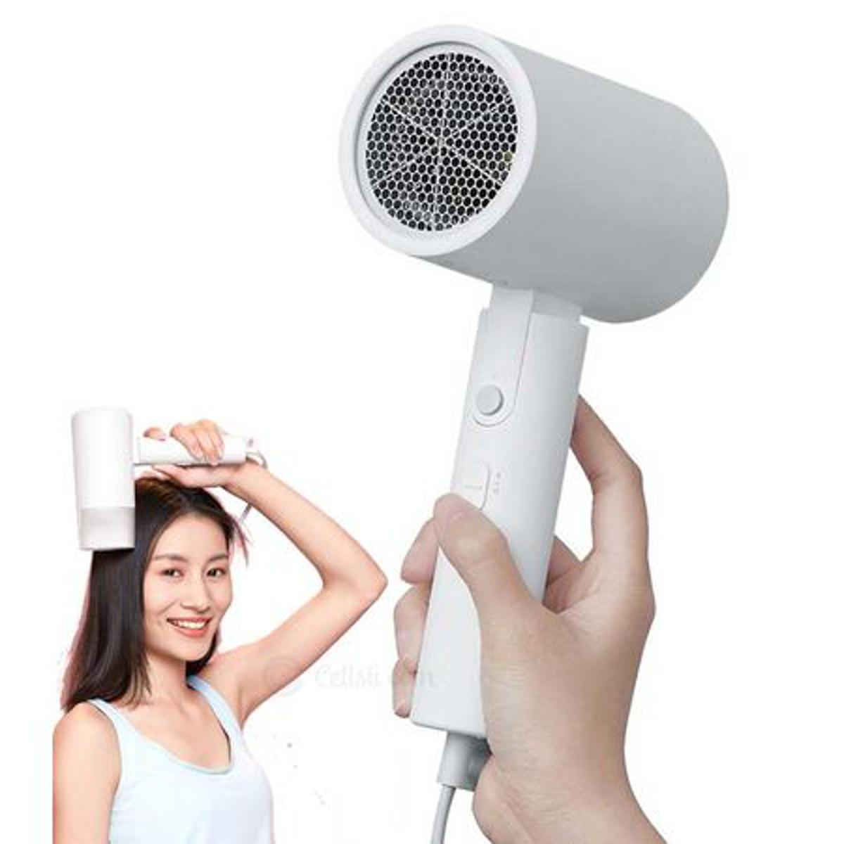 Picture of Xiaomi Mijia H100 1600W Negative Ion Anion Foldable Portable Hair Dryer - White
