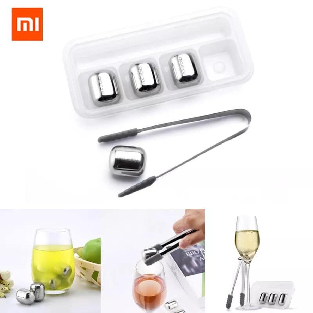 Picture of XIAOMI ice Cube Coolers Chillers 304 Stainless Steel Washable Long-term Use Ice Maker 4Pairs -Grey