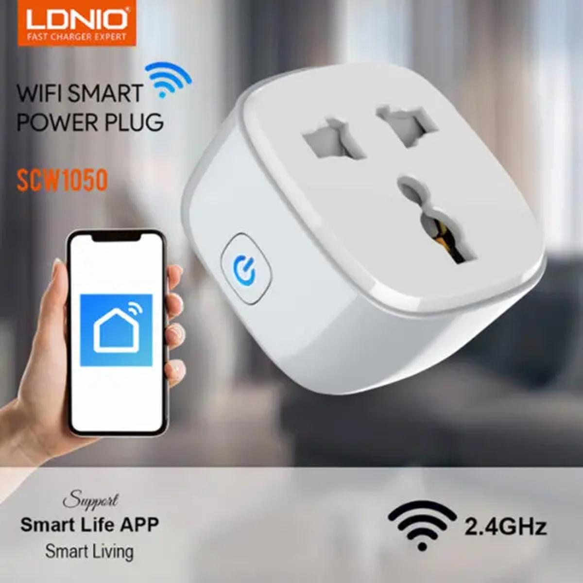 Picture of Ldnio SCW1050 WiFi Smart Power Plugs - White