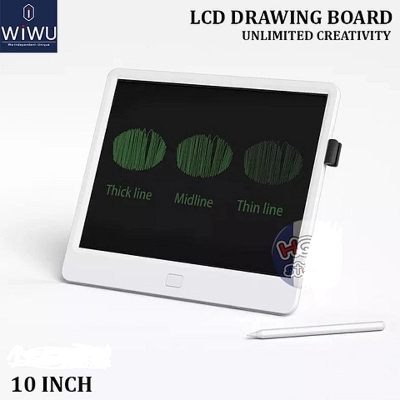 Picture of WiWU LCD Drawing Board Kids Writing Tablet 10 inch - White