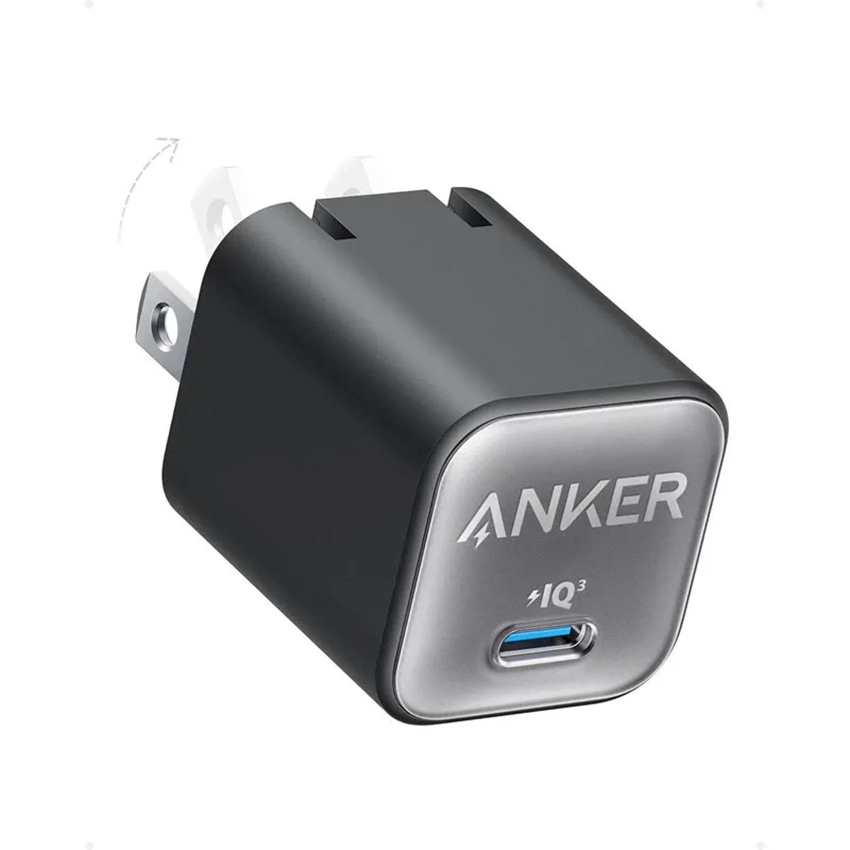 Picture of Anker Nano 3 30W Charger (Anker 511) for iPhone 14 & 13 Series - black