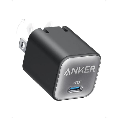 Picture of Anker Nano 3 30W Charger (Anker 511) for iPhone 14 & 13 Series - black
