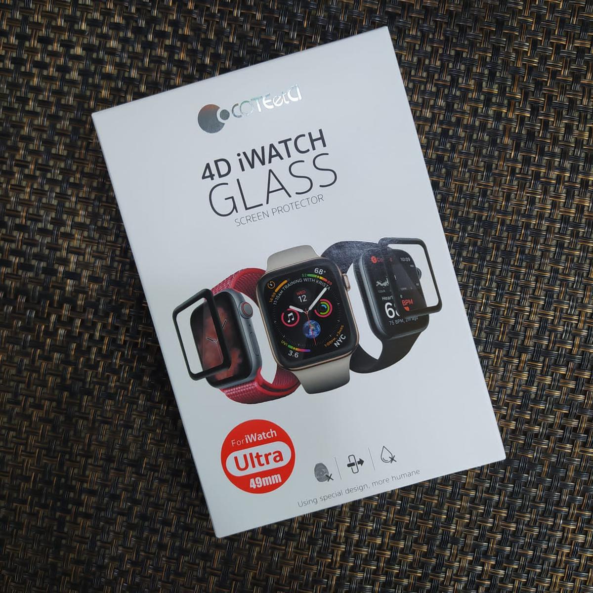 Picture of Coteetci 4D iWatch PET Soft Edge Screen Protector for iWatch Series 8 Ultra 49mm- black