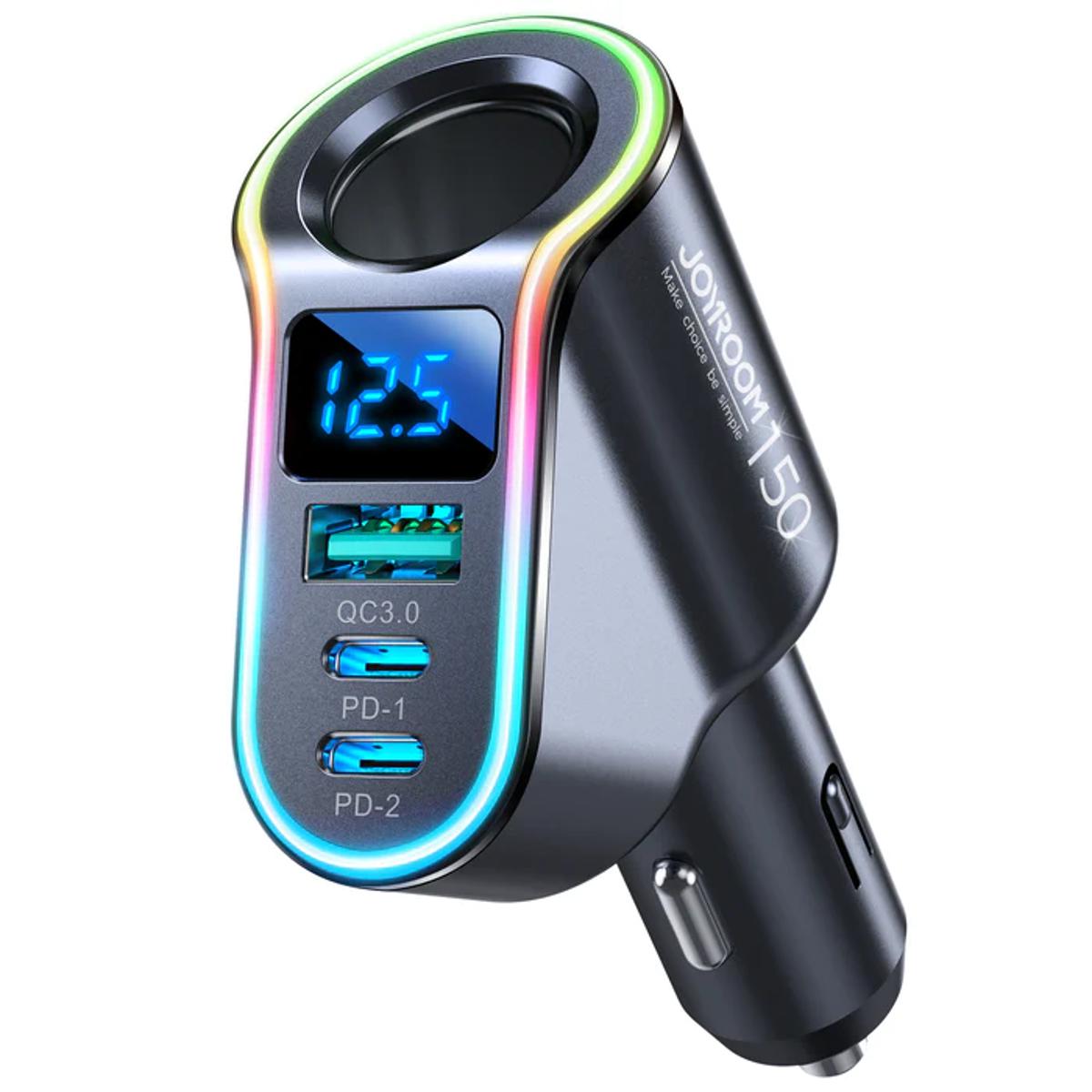 Picture of Joyroom JR-CL21 150W 4-in-1 Car Charger-Black