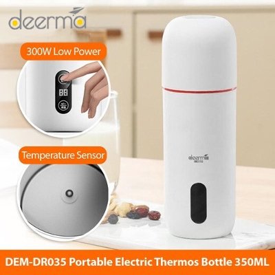 Picture of Deerma  Dem-DR035 Portable Electric Hot Water Cup 350ml -White