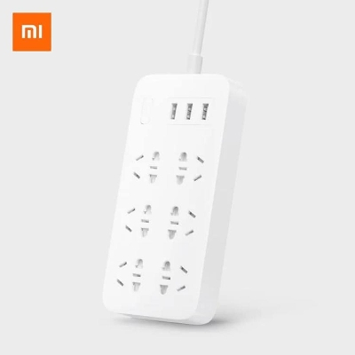 Picture of Xiaomii Mi Power Strip 6 Sockets with 3 USB Ports - White