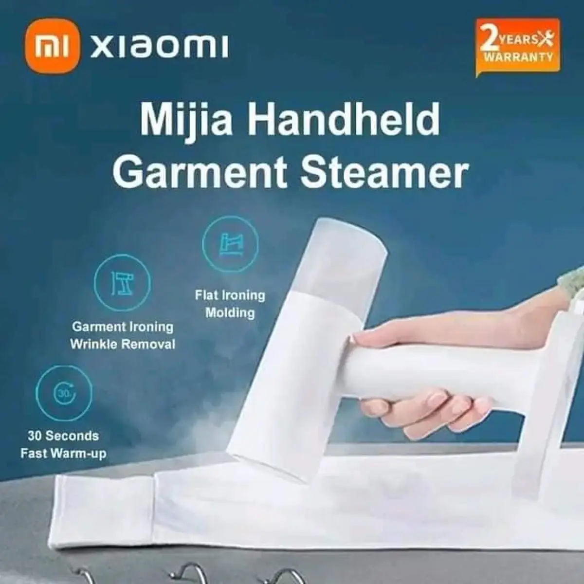 Picture of Xiaomi Mijia Garment Steamer Handheld Steam Iron Steam Heating Machine Electric Ironing Machine  MJGTJ01LF - White