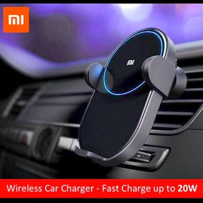 Picture of Xiaomi Wireless Car Charger 20W Wireless Car Charger  Fast Charging Car Charger - Black