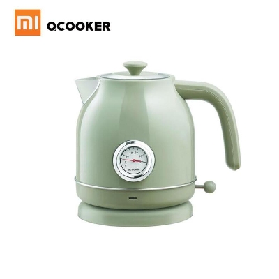 Picture of Xiaomi OCOOKER Retro Electric Kettle Stainless Steel Water Kettle with Watch Thermometer Display 1.7L 1800W 220V
