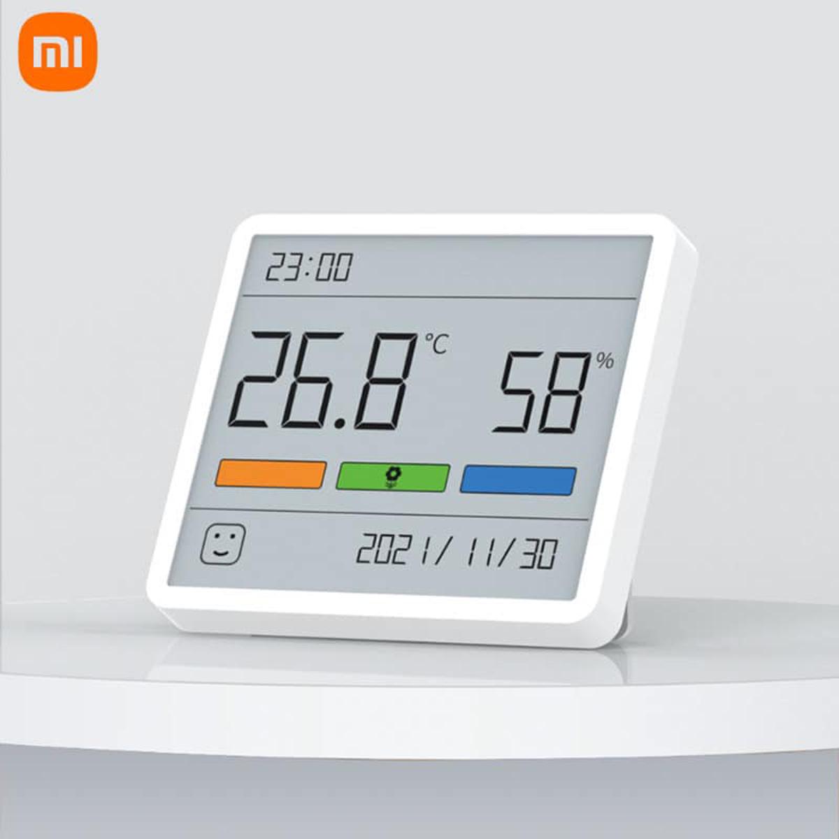 Picture of Xiaomi Duka Atuman TH1 Clock Electronic Thermohygrometer Thermometer Calendar 2.8' Thin Screen  - White