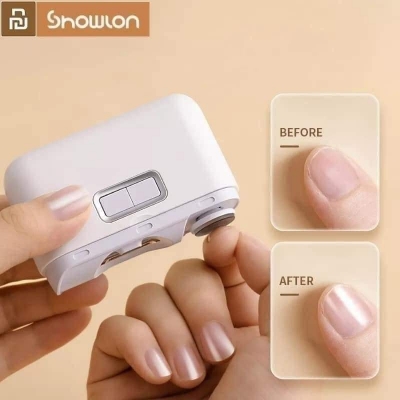 Picture of Xiaomi Ypupin Xiaolang Electric Polishing Automatic Nail Clippers with light Trimmer Nail Cutter Manicure For Baby/Adult Care Scissors Body Tools