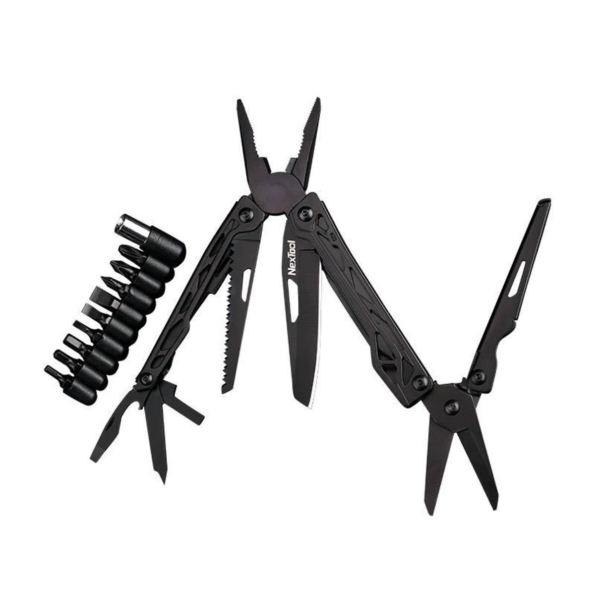 Picture of Xiaomi Nextool NE20044 Black Knight Multi-function Tools with Screw Driver -  Black