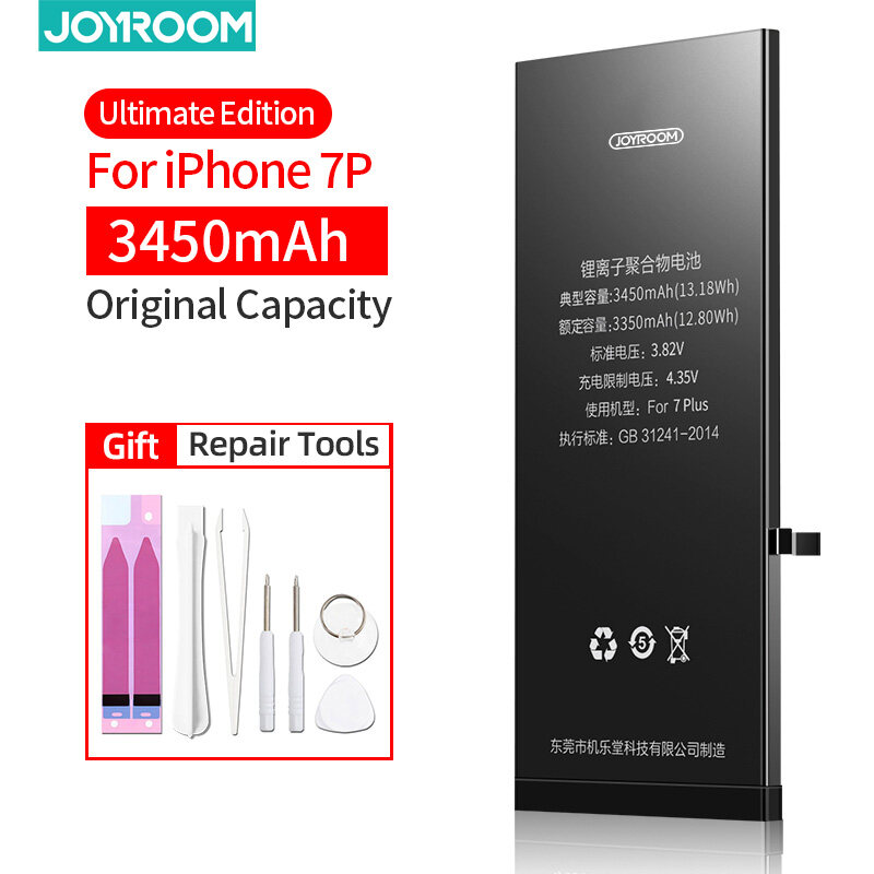 Picture of Joyroom Battery For IPhone 7 Plus 3450mah  High Capacity Battery Replacement Battery  with DIY Tool Kit