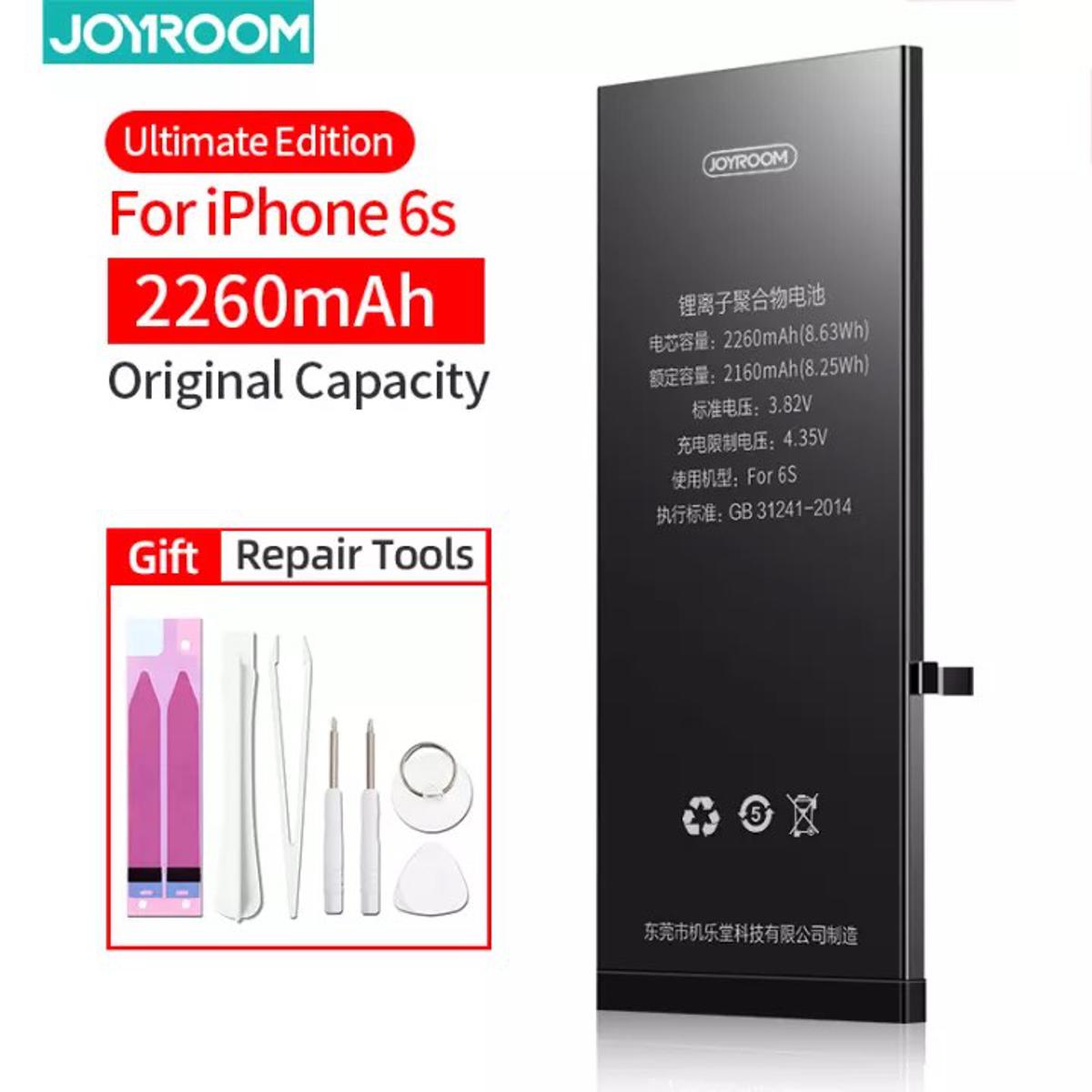 Picture of Joyroom Battery For IPhone 6s  2260mah  High Capacity Battery Replacement Battery  with DIY Tool Kit