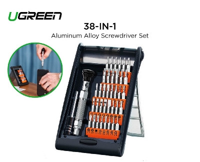 Picture of U-GREEN 80459 38IN1 OBENG SCREWDRIVER SET ALAT REPERASI REPAIR TOOLS  - Black