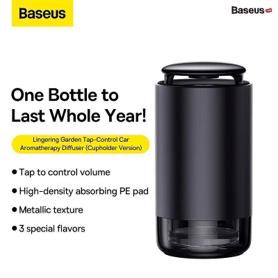 Picture of Baseus Lingering Garden Car Aromatherapy Diffuser (Cupholder Version) - Black