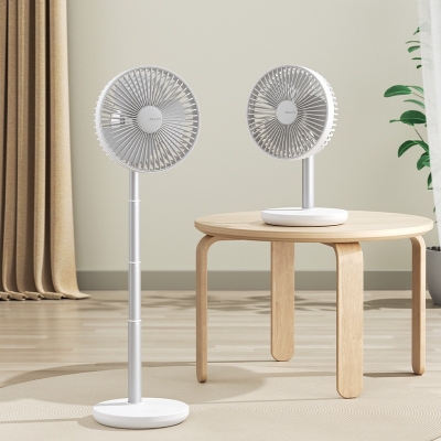 Picture of JISULIFE Fan FA13P New Upgraded Oscillating Extendable Desk Fan 8000mAh Large Capacity Rechargeable Fan