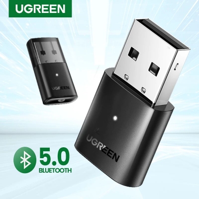 Picture of U GREEN USB Bluetooth 5.0 Dongle Adapter 4.0 for PC Speaker Wireless Mouse Music Audio Receiver Transmitter aptx Bluetooth 5.0