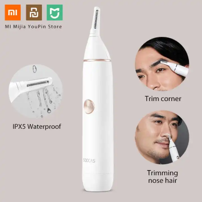 Picture of Xiaomi Mijia Soocas IPX5 Waterproof Nose Hair Trimmer Eyebrow Clipper Sharp Blade Cordless Nasal Cleaner