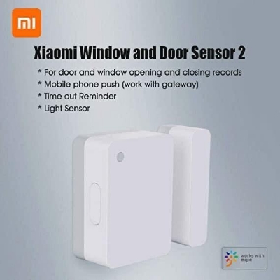 Picture of Xiaomi Mijia Door Window Sensor 2 Bluetooth 5.1 Wireless Connection Open Close Alarm Light Detect Home Safety Work With Mi Home