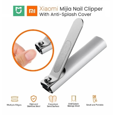 Picture of Xiaomii Mijia Finger Nail Clipper Anti-splash Defence Spatter Nail K nife Toenail Clip pers Cutter Sharp and Durable Nail Cutter 420 Stainless Steel For Beauty Hand Foot Nail for Thick Nails Tough Nails
