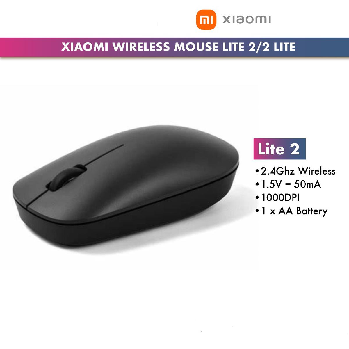 Picture of Xiaomi Wireless Mouse Lite 2 2.4GHz Wireless Mouse - Black