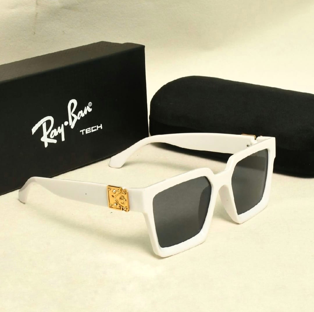 Picture of Men Fashionable White Black New Vision Driving Tik Tok Sunglasses UV Protection Party Travel Sunglasses Best Sunglasses - Sun Glass For Men - Sun Glass For Men