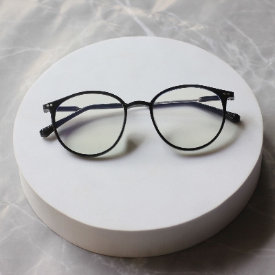 Picture of Classic Metal/PC Round Frame Myopia Glasses Fashion Retro Optica/ Glasses Ultralight Vision Care Short Sighted Eyewear