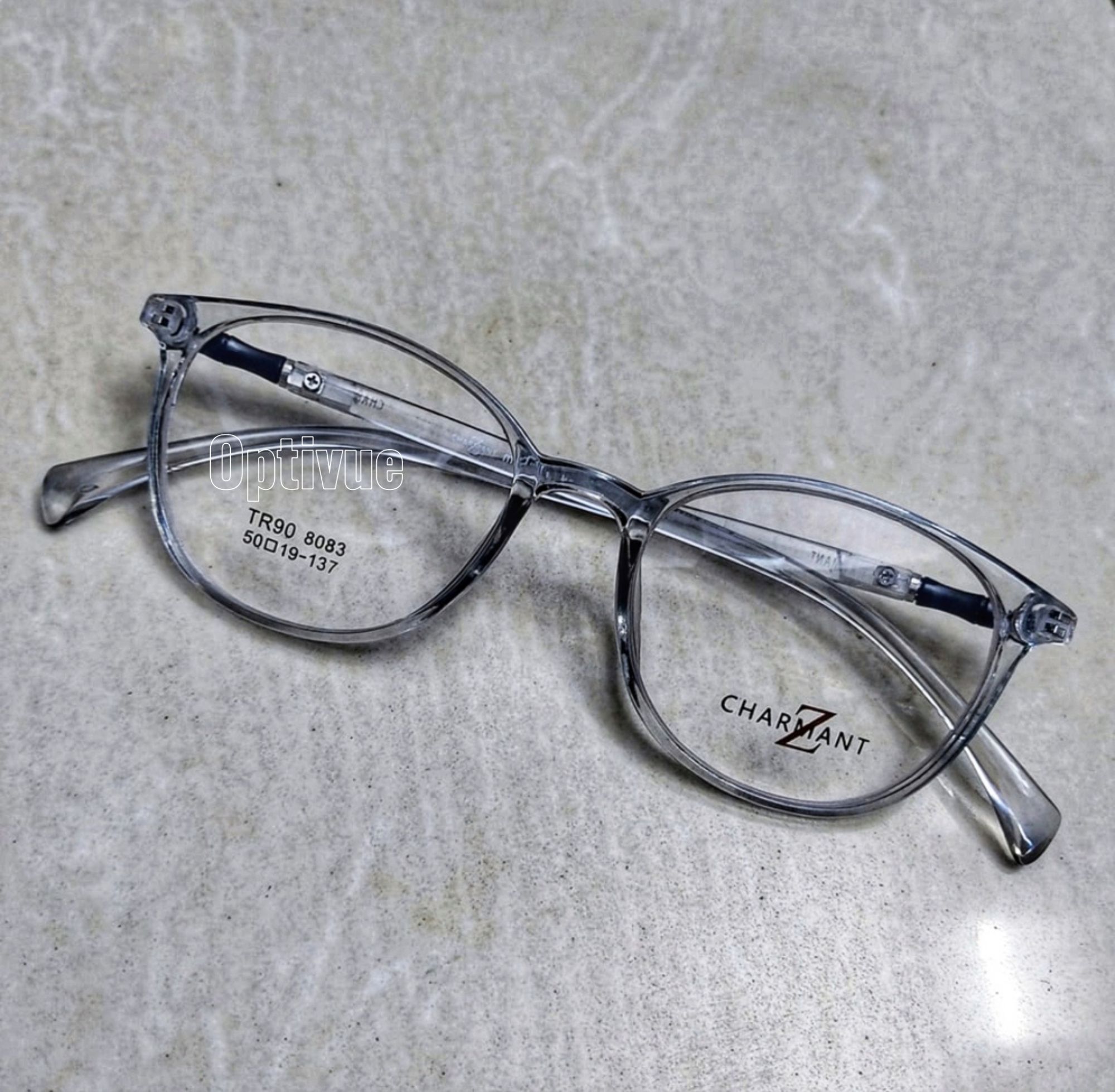 Picture of Fashion Transparent Ultra-light HD Women's Reading Glasses Anti-blue Light Glasses Polygon Fashion Mom Presbyopia Glasses +100 Το +400