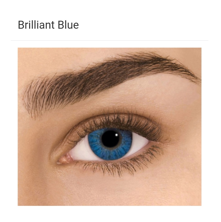 Picture of Brilliant Blue FRESHLOOK Power Contact Lens with kit box(Lens case) SPH -1.00 - 6.00 TPF