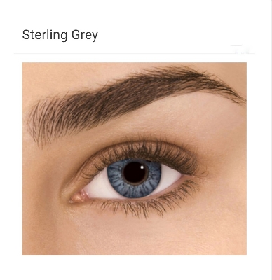 Picture of Sterling Grey FRESHLOOK Power Contact Lens with kit box(Lens case) SPH -1.00 - 6.00 TPF