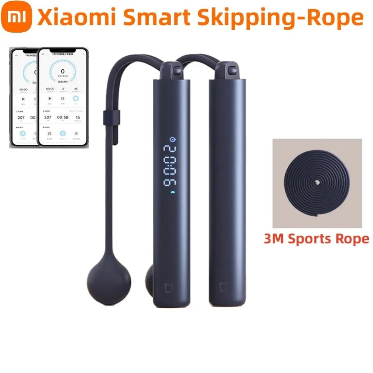 Picture of Xiaomi Mijia Smart Rope Skipping Adjustable Corded Cordless Dual Mode Count/Timer For Sport Bodybuilding Lose Weight With Apps Control