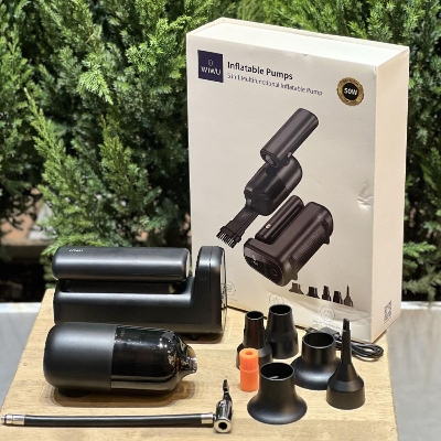 Picture of WiiWU 50W 5 in 1 Multifunctional Inflatable Pump and Vacuum Cleaner 13000Pa - Black