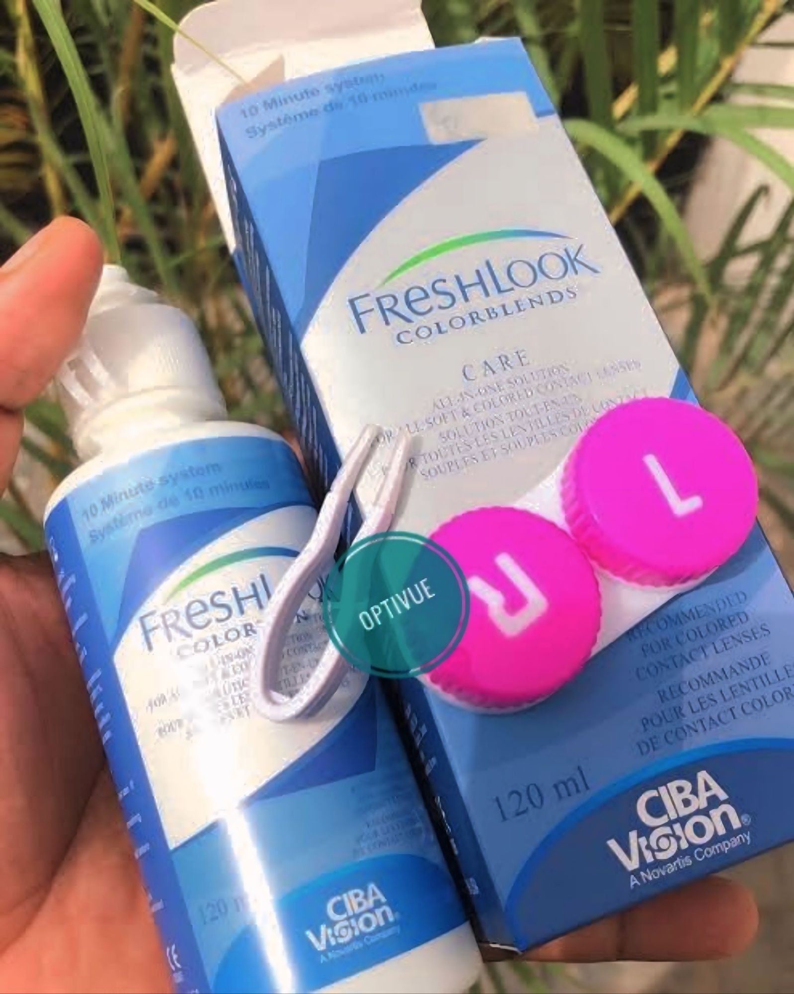 Picture of Pure Hazel FRESHLOOK Power Contact Lens with kit box(Lens case) SPH -1.00 - 6.00 TPF