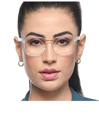 Picture of Transparent Computer Glasses Frame Women Men Anti Blue Light Round Glasses Blackout Glasses Optical Glasses Lenses
