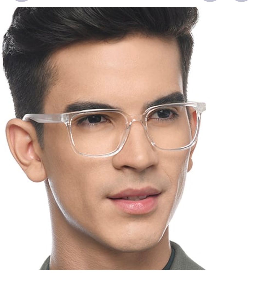 Picture of Transparent Computer Glasses Frame Women Men Anti Blue Light Round Glasses Blackout Glasses Optical Glasses Lenses