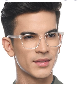 Picture of Transparent Computer Glasses Frame Women Men Anti Blue Light Round Glasses Blackout Glasses Optical Glasses Lenses