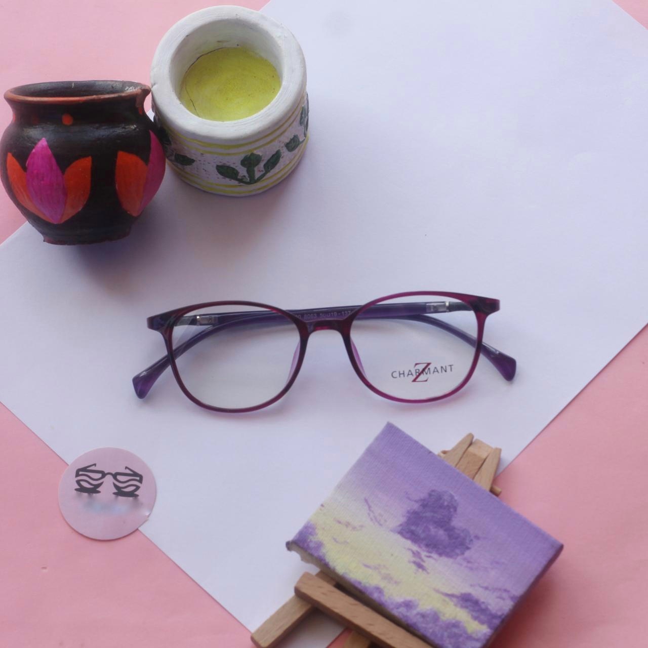 Picture of Fashion Transparent Ultra-light HD Women's Reading Glasses Anti-blue Light Glasses Polygon Fashion Mom Presbyopia Glasses +100 Το +400